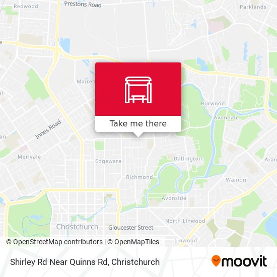 Shirley Rd Near Quinns Rd map