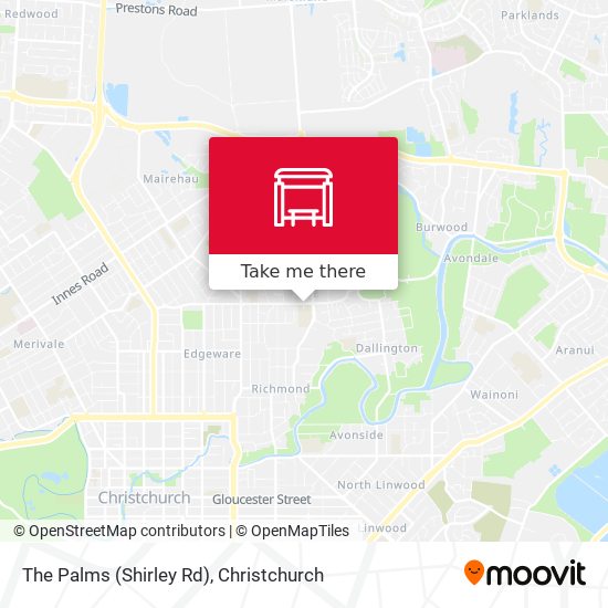 The Palms (Shirley Rd) map
