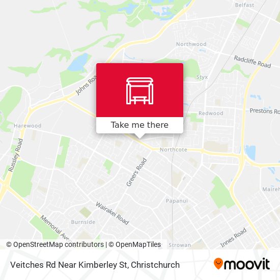 Veitches Rd Near Kimberley St map
