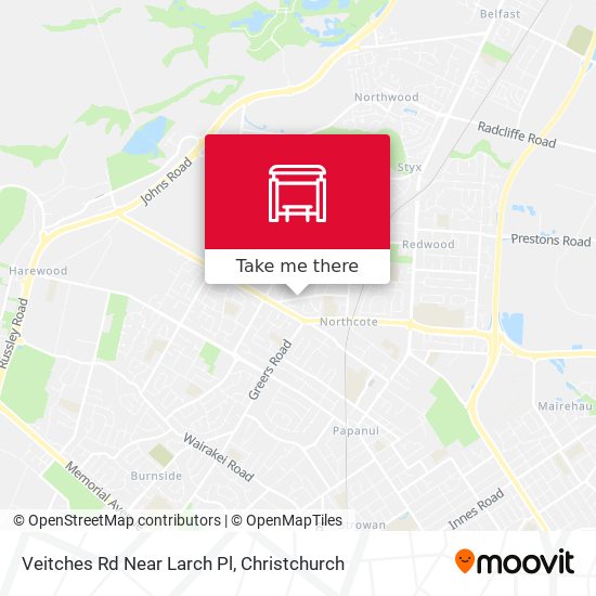 Veitches Rd Near Larch Pl map