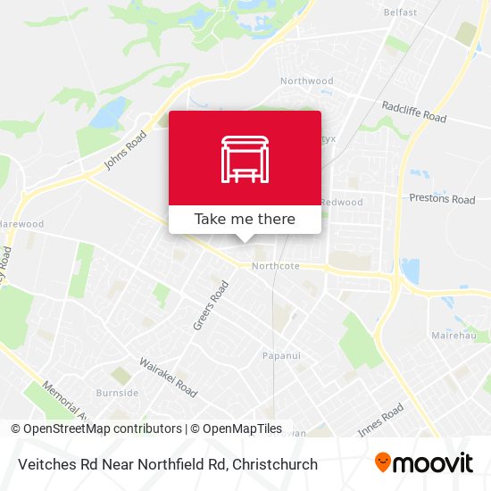 Veitches Rd Near Northfield Rd map