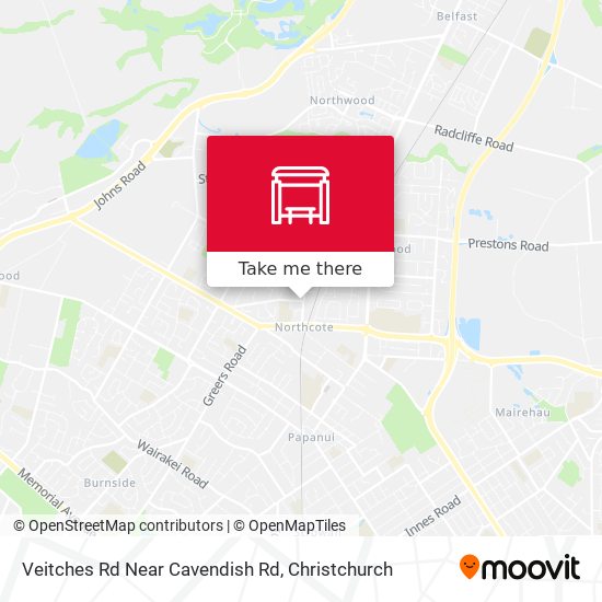 Veitches Rd Near Cavendish Rd map