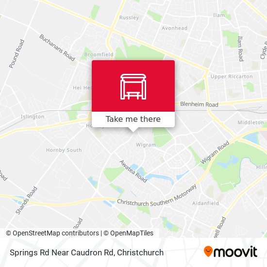 Springs Rd Near Caudron Rd map