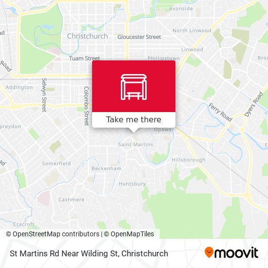 St Martins Rd Near Wilding St map