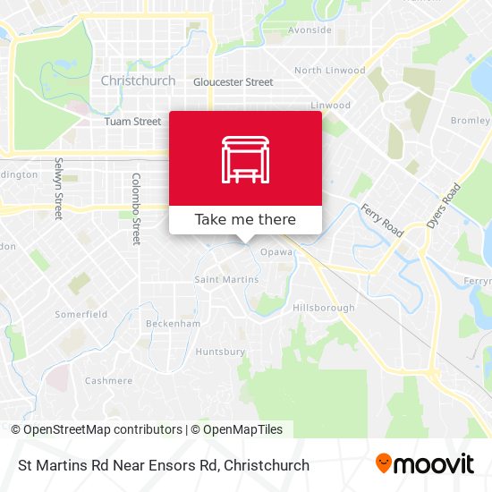 St Martins Rd Near Ensors Rd map