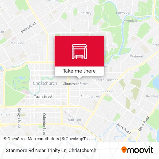Stanmore Rd Near Trinity Ln map