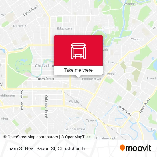 Tuam St Near Saxon St map
