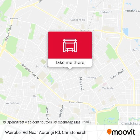 Wairakei Rd Near Aorangi Rd map