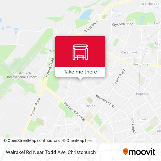 Wairakei Rd Near Todd Ave map