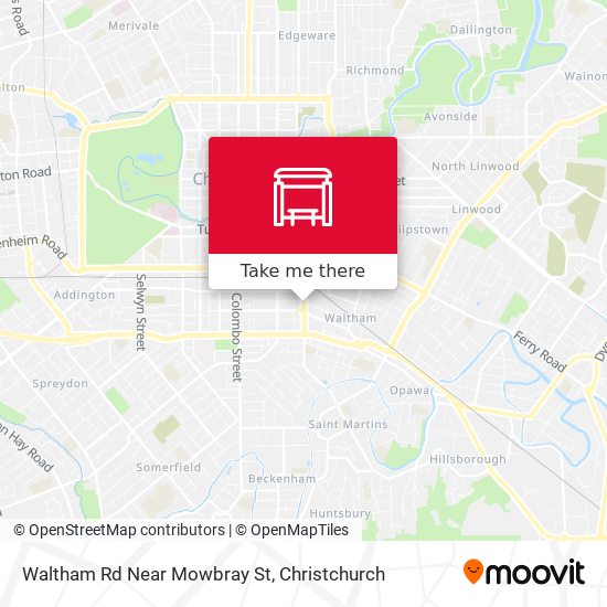 Waltham Rd Near Mowbray St map