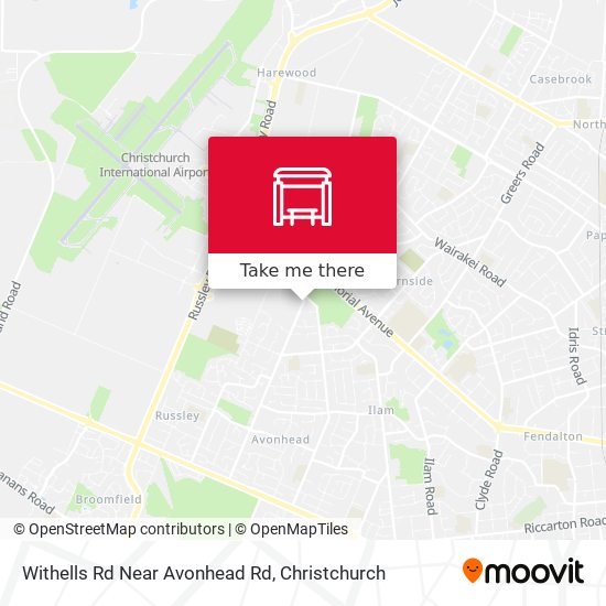 Withells Rd Near Avonhead Rd map