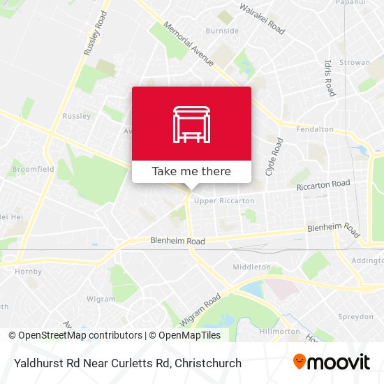 Yaldhurst Rd Near Curletts Rd map