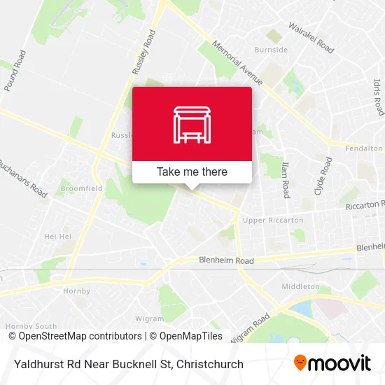 Yaldhurst Rd Near Bucknell St map
