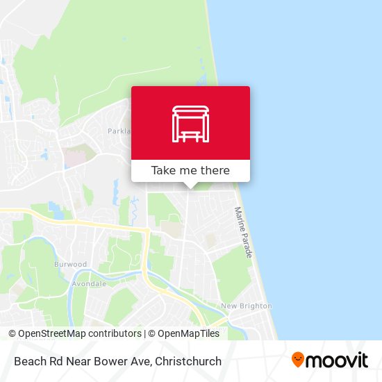 Beach Rd Near Bower Ave map