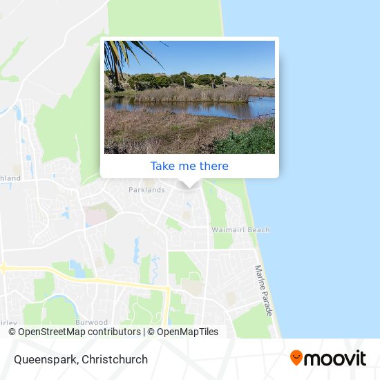 Queenspark map