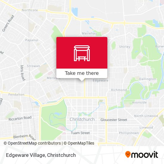 Edgeware Village map