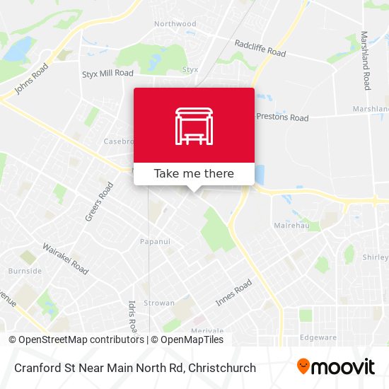 Cranford St Near Main North Rd map