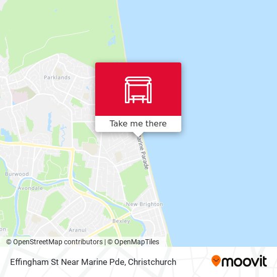Effingham St Near Marine Pde map