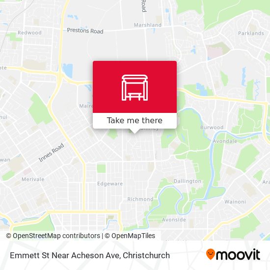 Emmett St Near Acheson Ave map