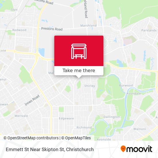 Emmett St Near Skipton St map