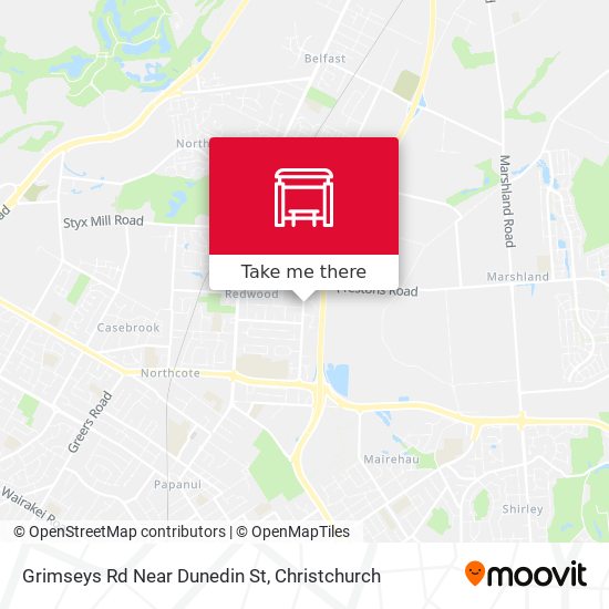 Grimseys Rd Near Dunedin St map