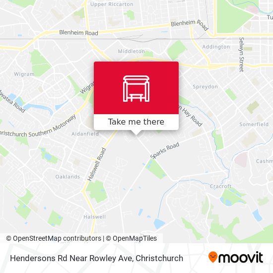 Hendersons Rd Near Rowley Ave map