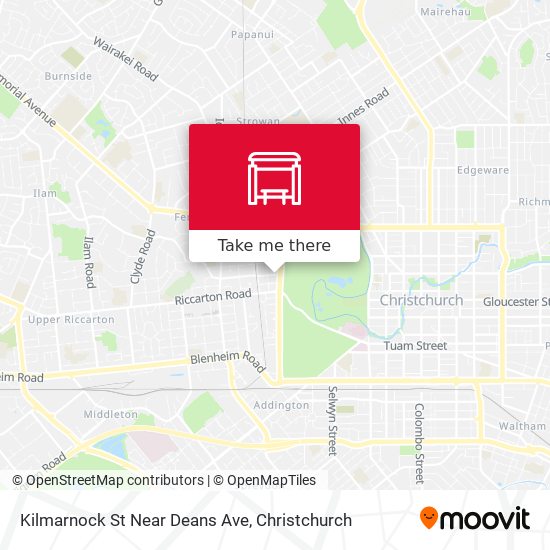 Kilmarnock St Near Deans Ave map