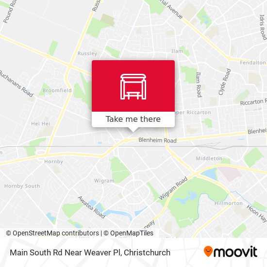 Main South Rd Near Weaver Pl map