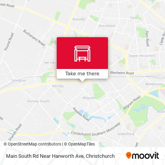 Main South Rd Near Hanworth Ave map