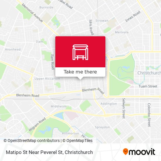 Matipo St Near Peverel St map