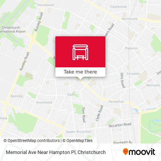 Memorial Ave Near Hampton Pl map