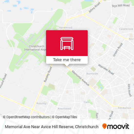 Memorial Ave Near Avice Hill Reserve map