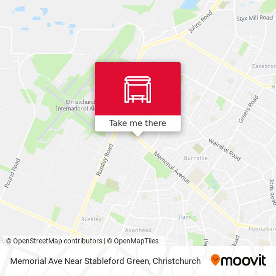 Memorial Ave Near Stableford Green map