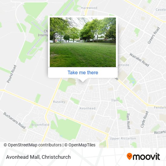 Avonhead Mall map
