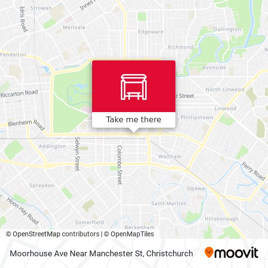 Moorhouse Ave Near Manchester St map