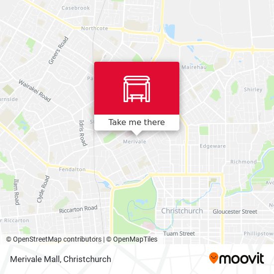 Merivale Mall map