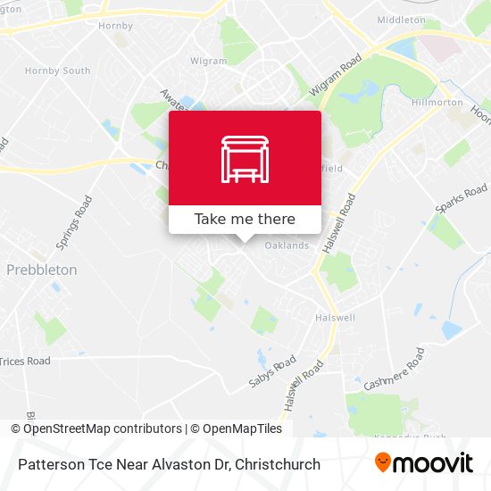 Patterson Tce Near Alvaston Dr map