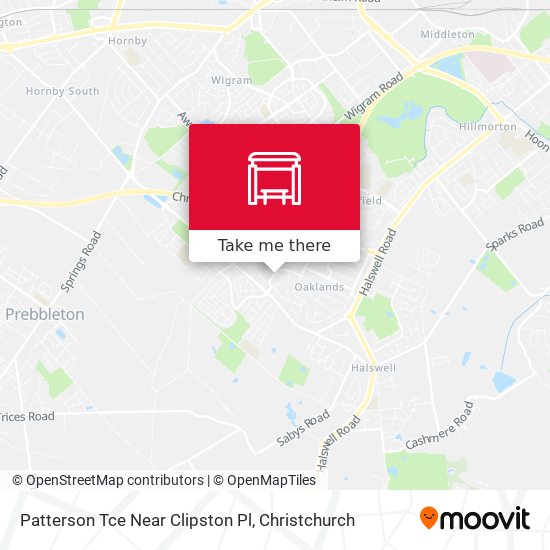 Patterson Tce Near Clipston Pl map