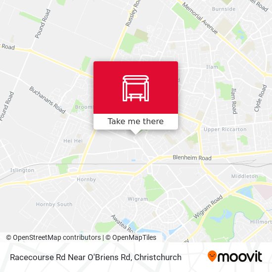 Racecourse Rd Near O'Briens Rd map