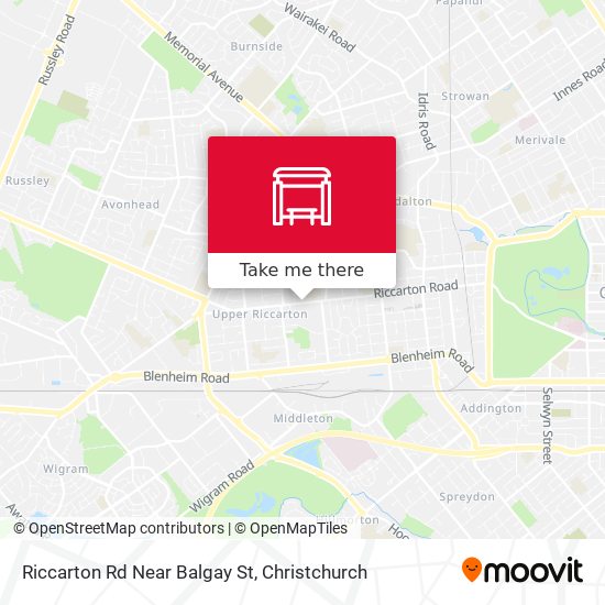 Riccarton Rd Near Balgay St map