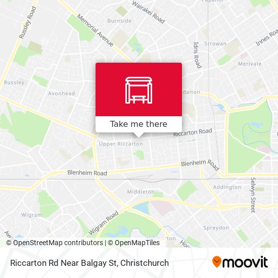 Riccarton Rd Near Balgay St map
