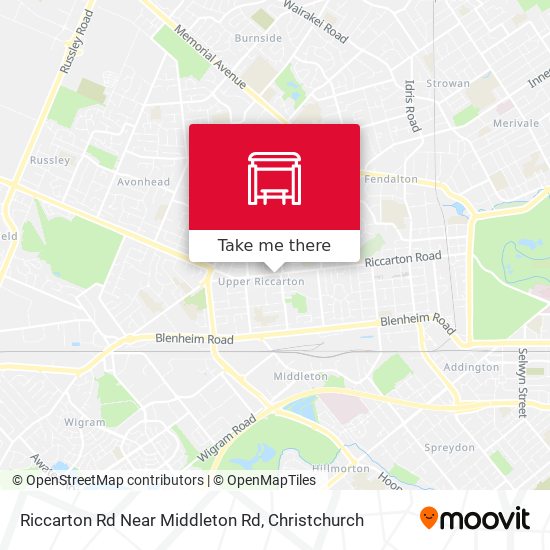 Riccarton Rd Near Middleton Rd map