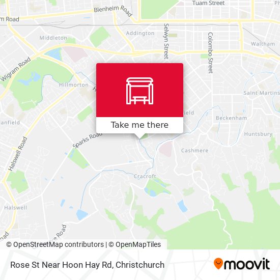 Rose St Near Hoon Hay Rd map