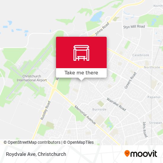 Roydvale Ave map