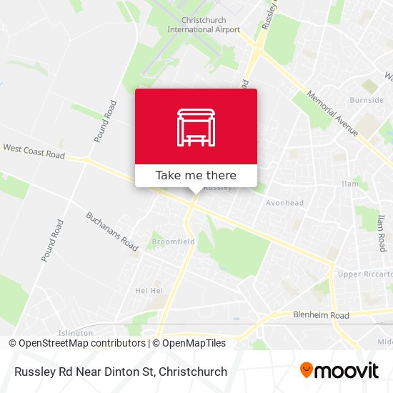 Russley Rd Near Dinton St map