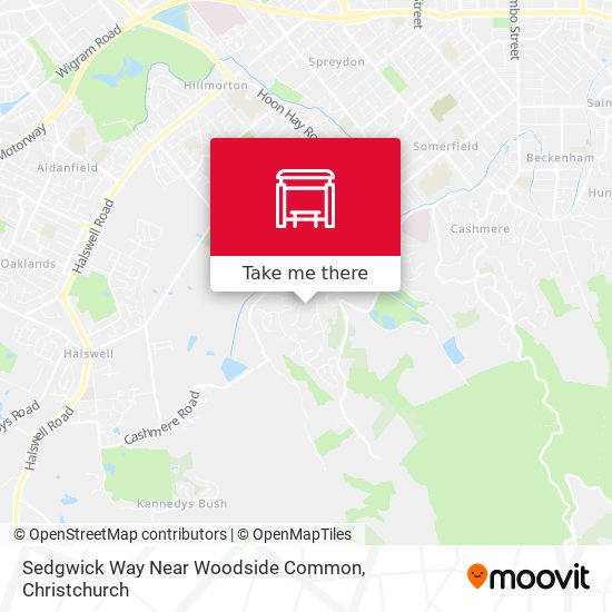 Sedgwick Way Near Woodside Common map