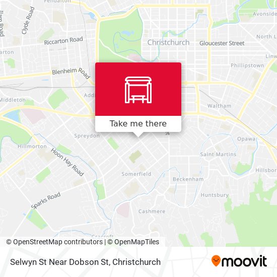 Selwyn St Near Dobson St map