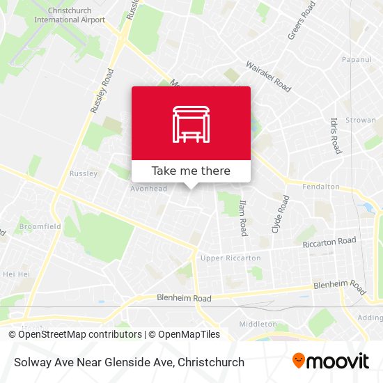 Solway Ave Near Glenside Ave map