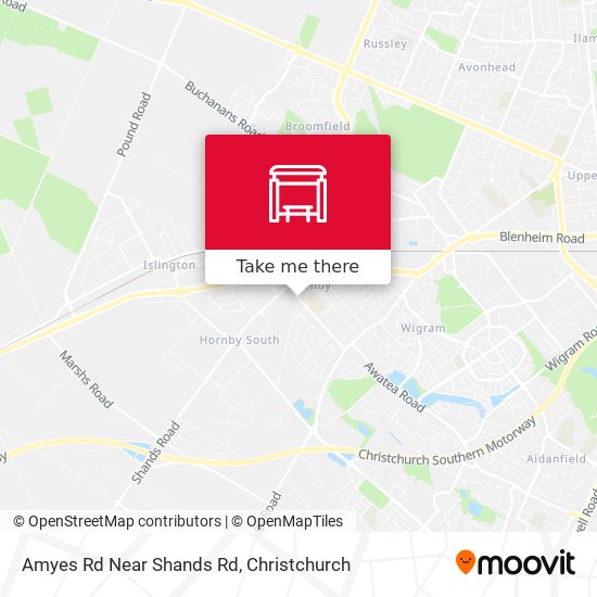 Amyes Rd Near Shands Rd map