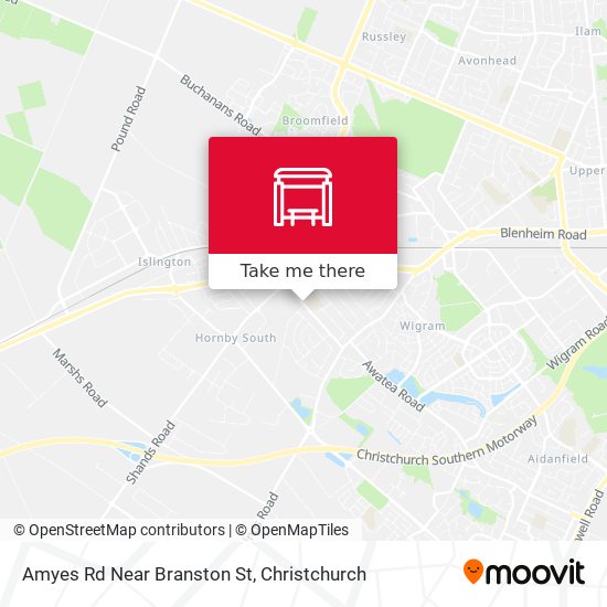 Amyes Rd Near Branston St map